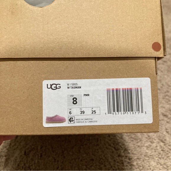UGG TASMAN SLIPPERS LIGHT PINK/ LILAC 5955 PMR - Picture 8 of 9